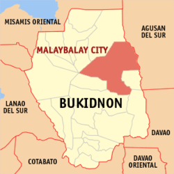 Malaybalay City, Bukidnon (Wikipedia maps)