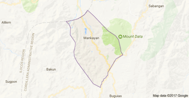 Mankayan town in Benguet (Google maps)