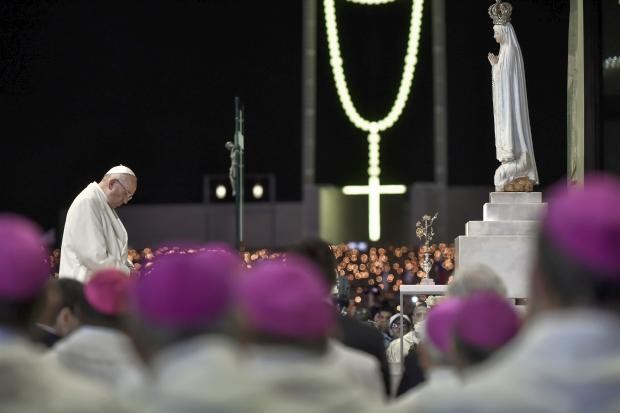 Pope Francis - vigil prayer - Fatima centennial - 12 May 2017