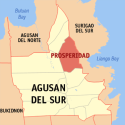 Prosperidad, Agusan del Sur (Wikipedia maps)