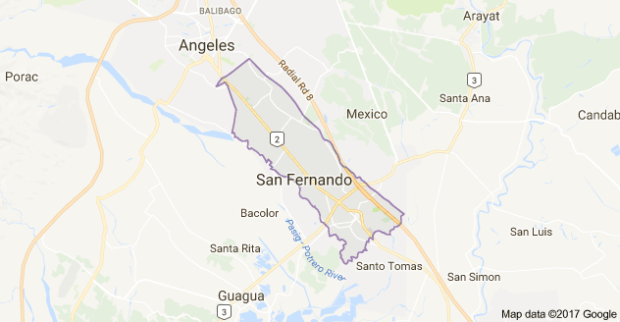 City of San Fernando, Pampanga (Google maps)