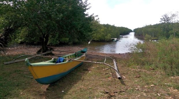 Stolen boat on Pangangan Island - 12 May 2017