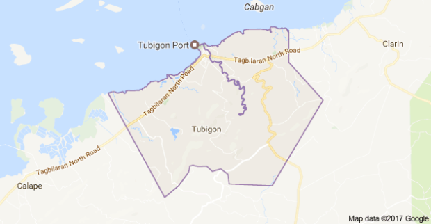 Tubigon, Bohol (Google maps)