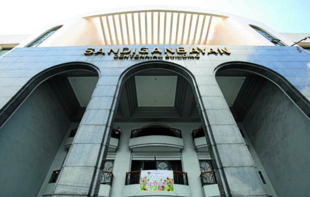 Photo of Sandiganbayan facade for story:Sandiganbayan allows Marcoses to stage defense in ill-gotten wealth case