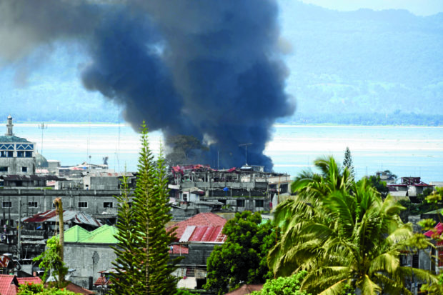 Marawi aerial bombardment