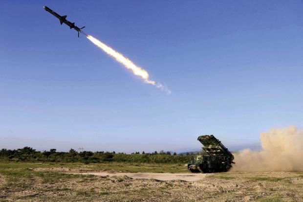 Cruise missile launch - North Korea - undated