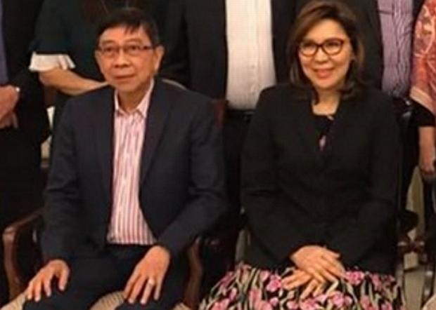 Roberto Teo and Wanda Teo - official residence of ambassador to Singapore - 23 Jan 2017