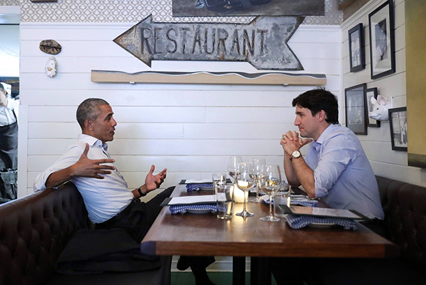 Barack Obama, Justin Trudeau