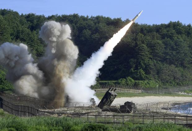 US MGM-140 Army Tactical Missile launching - South Korea - 5 July 2017