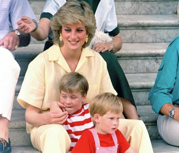 Princes Diana with Harry and William - 9 August 2017