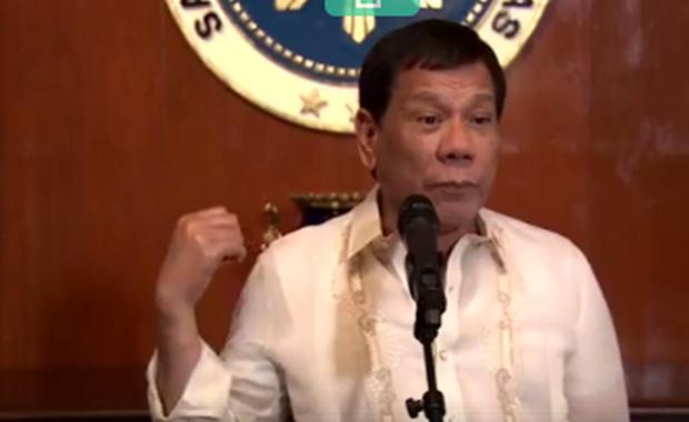 Rodrigo Duterte - press conference - Malacañang - 7 Aug 2017