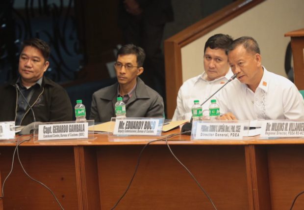 Senate hearing on the 6.4 billion pesos shabu shipment seized by the BOC 1