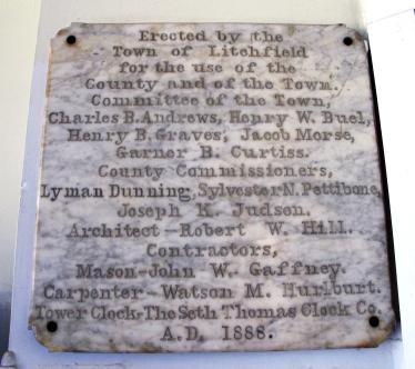 Litchifield Judicial District Courthouse - plaque - 23 Aug 2017
