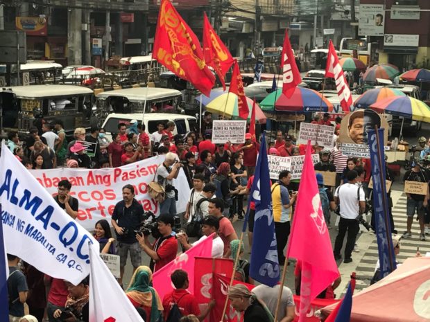 national day of protest rally mendiola 1