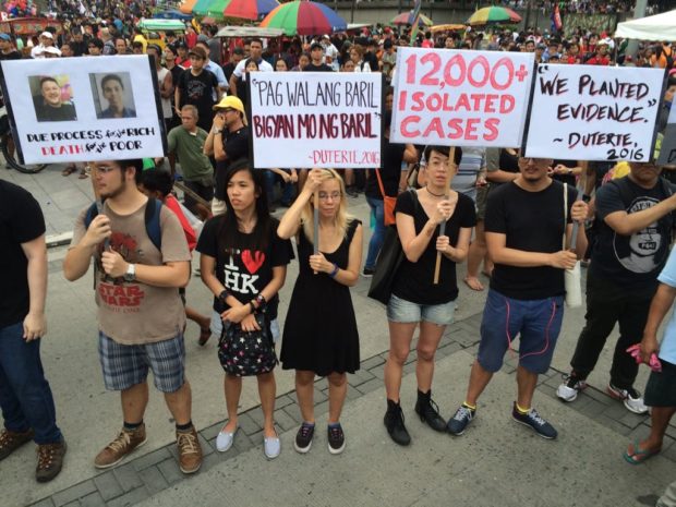 Rizal Park protesters