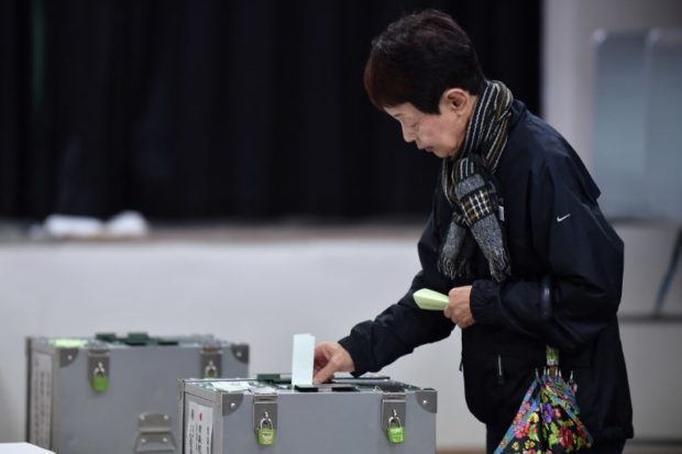 abe japan elections vote
