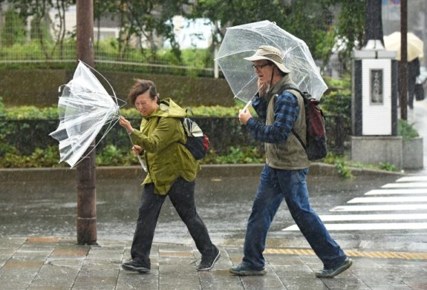 typhoon lan japan weather