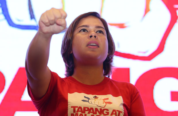 Sara Duterte-Carpio—EDWIN BACASMAS