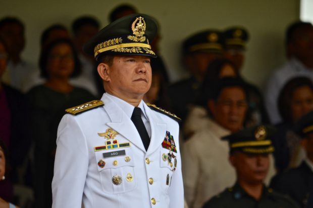 Retired Armed Forces of the Philippines Chief Gen. Eduardo Año. NOY MORCOSO/INQUIRER.net