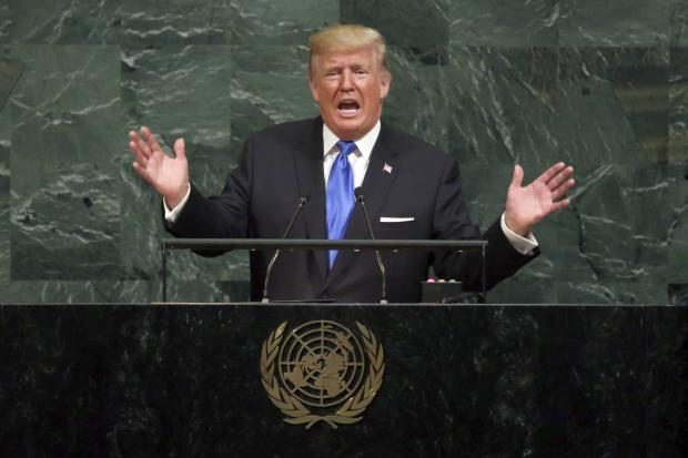 Donald Trump - UN General Assembly - 19 Sept 2017