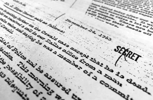 Part of JFK documents