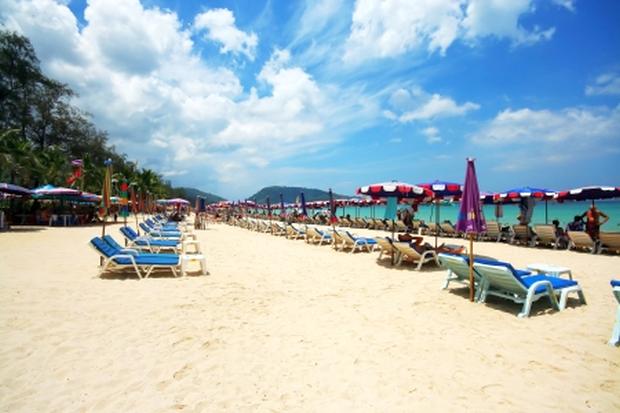 Patong Beach in Thailand - stock photo