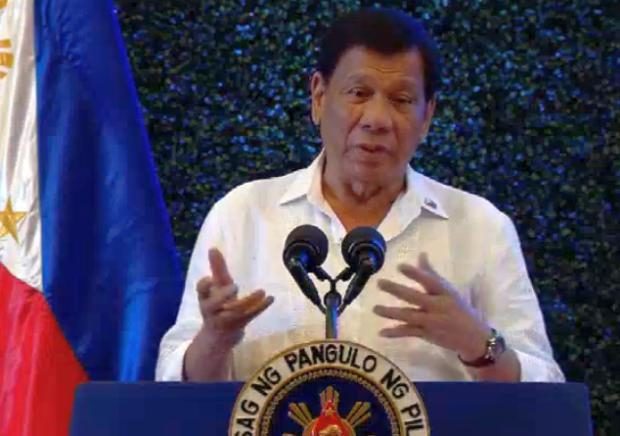 Rodrigo Duterte at Sofitel Hotel in Pasay - 18 October 2017