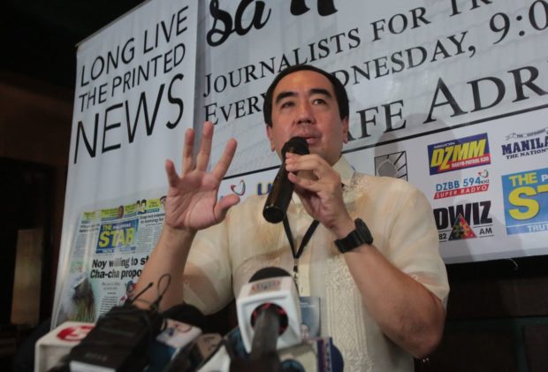 Comelec chairman Andy Bautista 