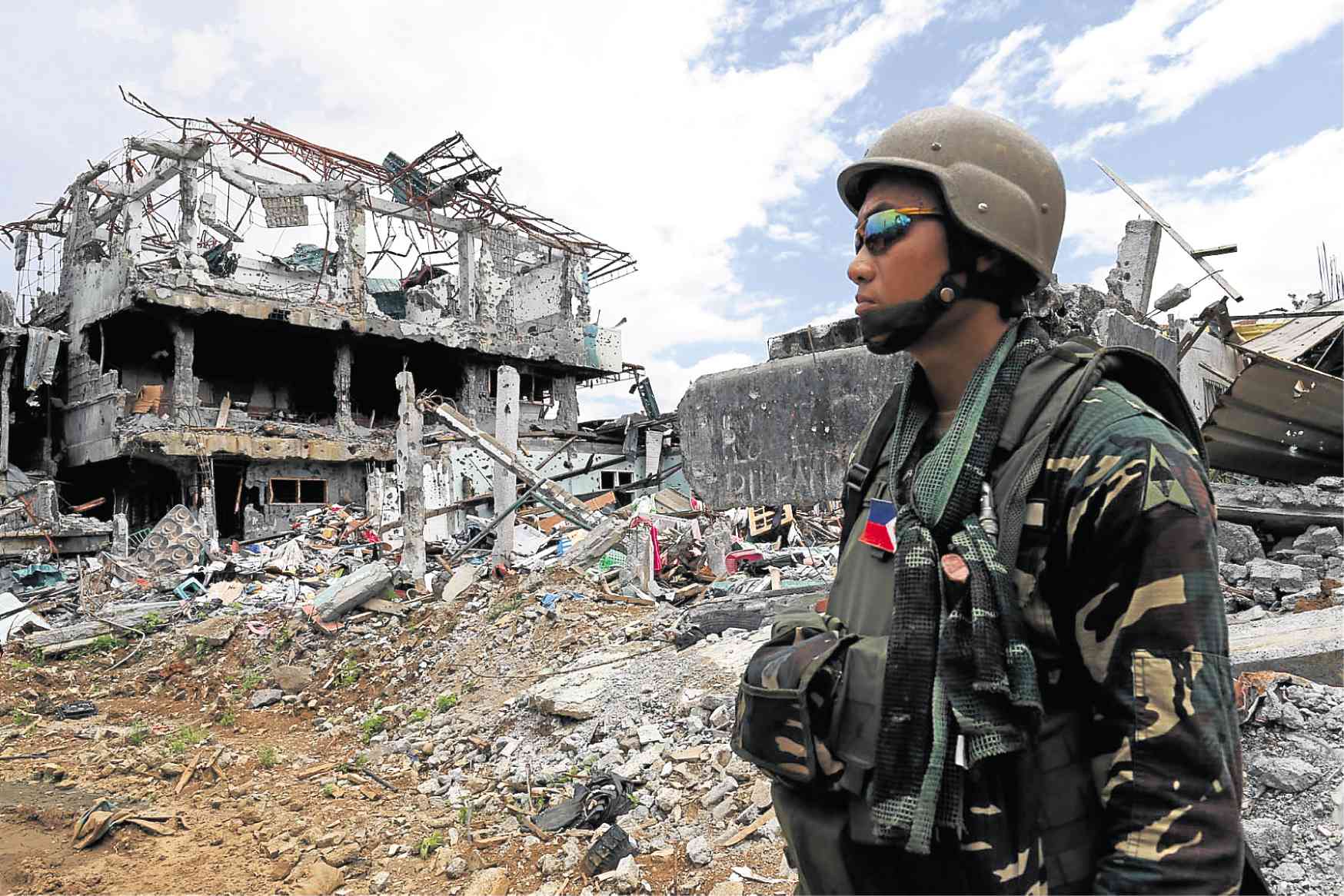 Shell Shock A war veteran hides from a fireworks show Only the