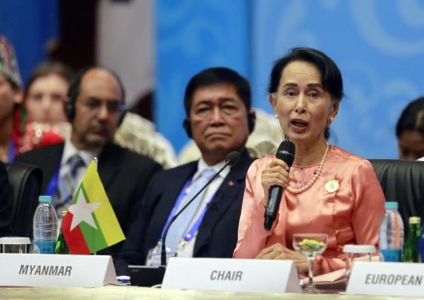 Aung San Suu Kyi - Naypyitaw - 20 Nov 2017