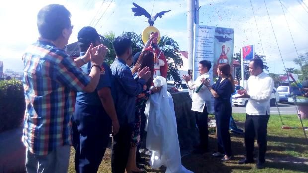 Saint Menard statue unveiling - Tanauan in Leyte - 8 Nov 2017
