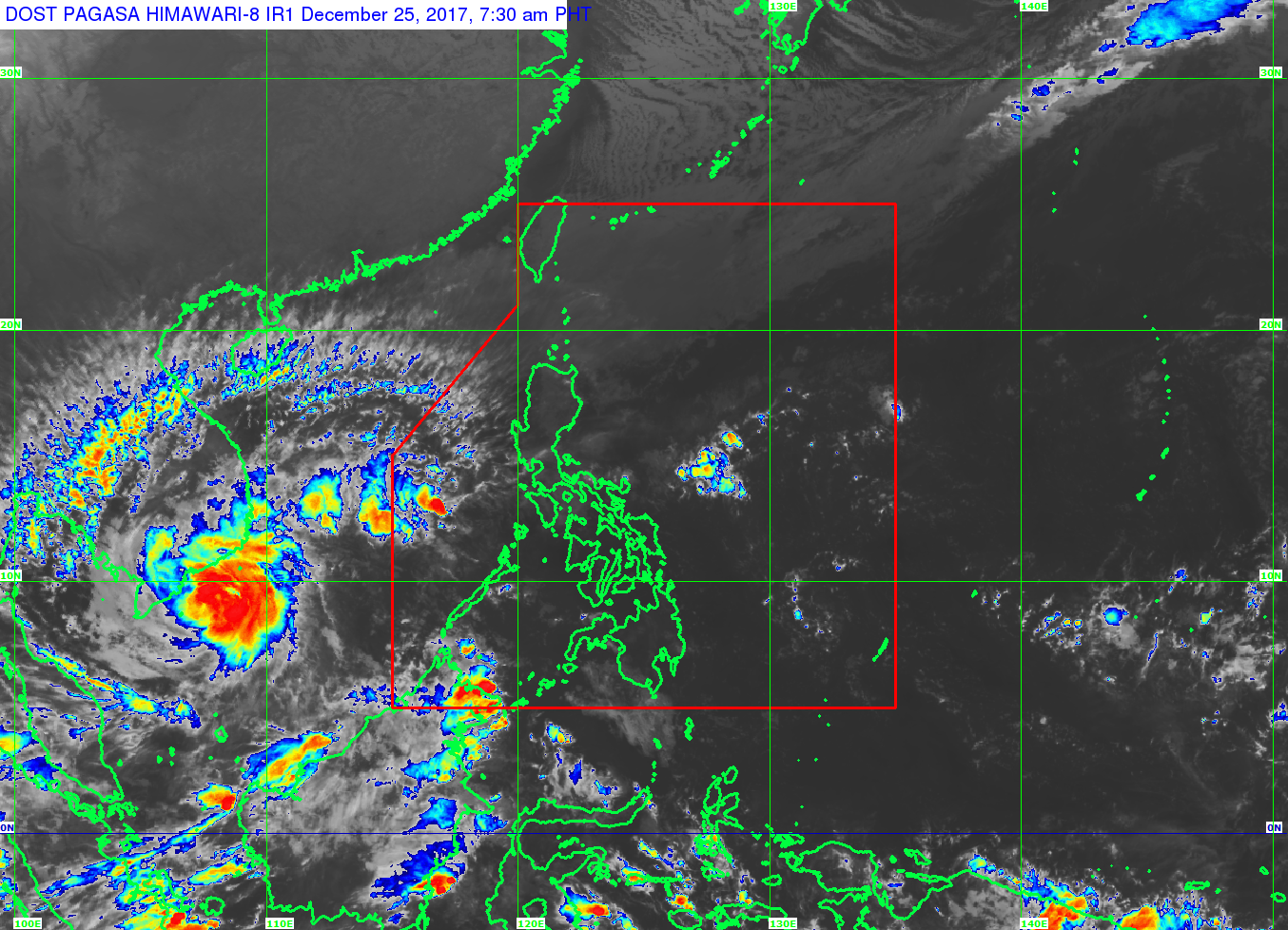 Trough Of ‘Vinta’ To Bring Overcast Skies, Rain Over Palawan – Pagasa ...