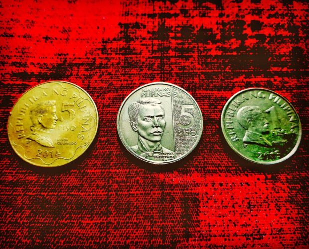BSP P5 coins