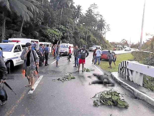 Dead cop - Camarines Northe ambush