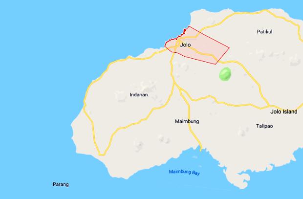 Jolo in Sulu - Goggle Maps
