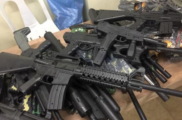 Replica guns confiscated by EPD - 31 Dec 2017