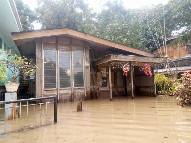 Logoc house flooded