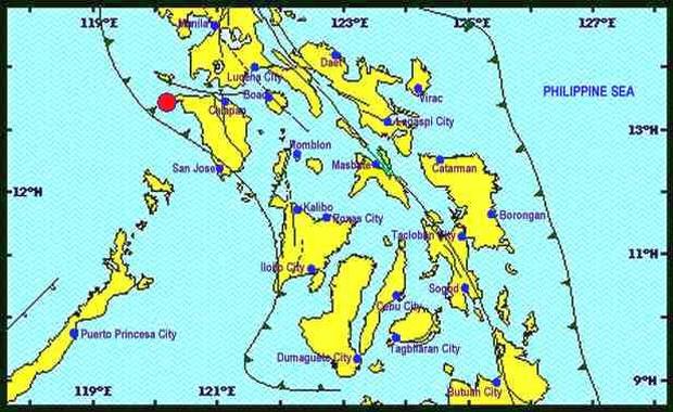 Occidental Mindoro quake - 14 Jan 2018