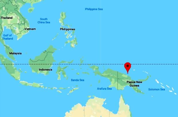 Papua New Guinea - Google Maps