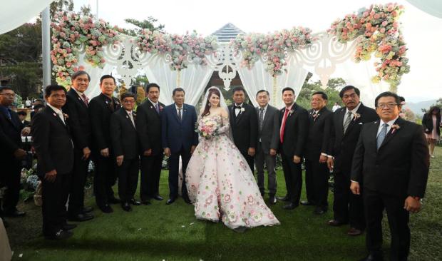 Pimentel-Ortega wedding with sponsors
