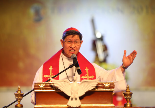 Cardinal Luis Antonio Tagle—EDWIN BACASMAS