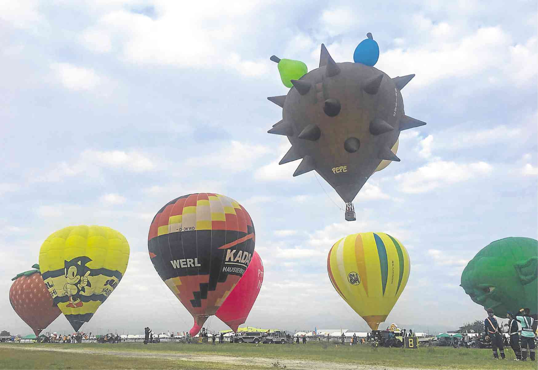 Heavy traffic on in New Clark City Feb. 13-15 due to hot air balloon feast