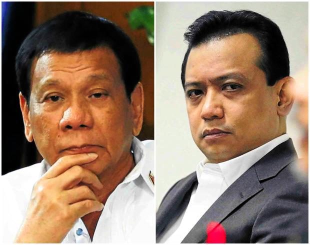 Duterte says he will 'subpoena' Trillanes mother over 'shady' Navy deals