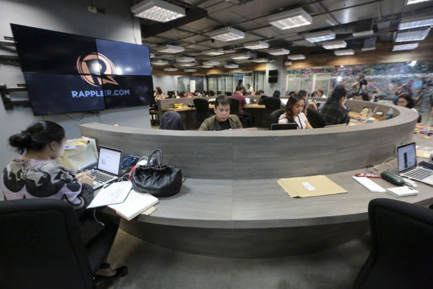 Rappler newsroom