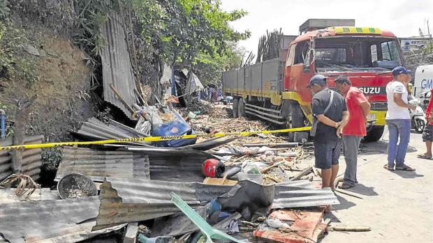 Taal accident site