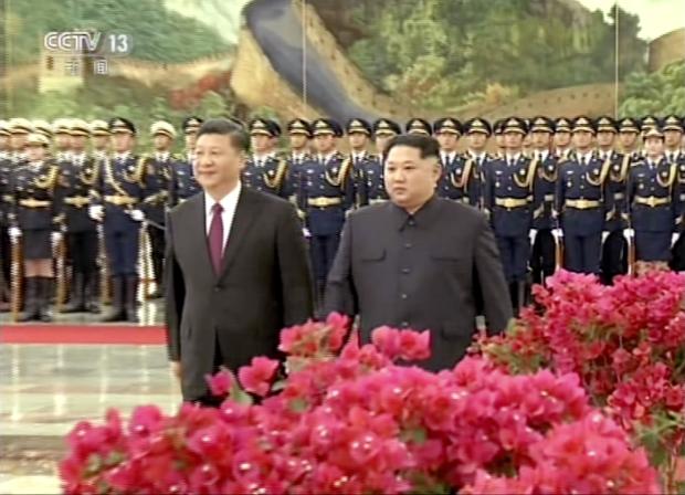 Xi Jinping and Kim Jong-Un - 28 March 2018