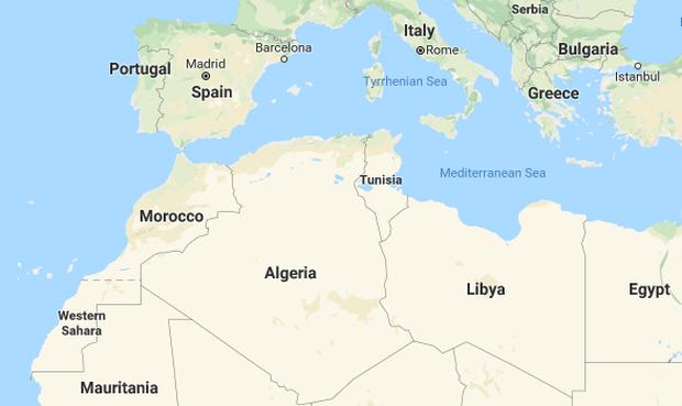 Algeria - Google Maps