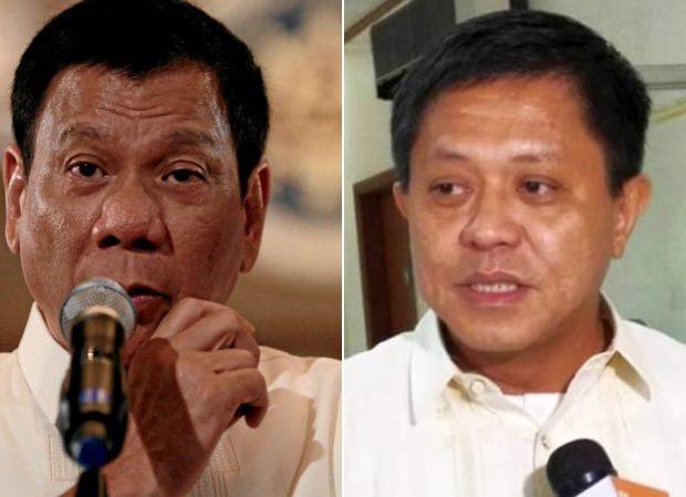 President Rodrigo Duterte and Akbayan Rep. Tom Villarin (INQUIRER.net file photos)