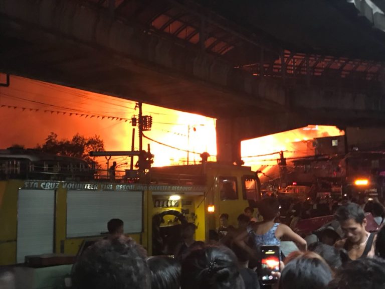 Fire hits residential area in Sta. Cruz, Manila Inquirer News