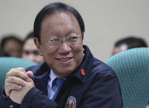 Carpio inhibits for Calida's peace of mind: I agree with him, says SolGen
